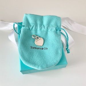 Tiffany & Co. silver heart charm